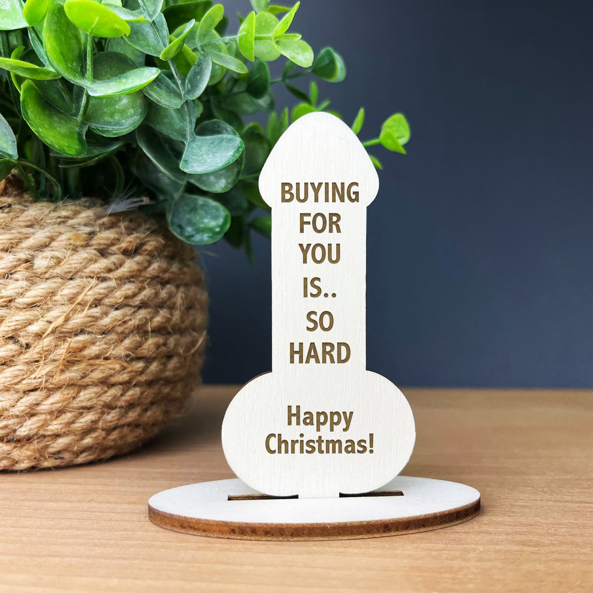 FUNNY RUDE Christmas Gift For Him Her Engraved Dad Brother Gifts Red Ocean Gifts