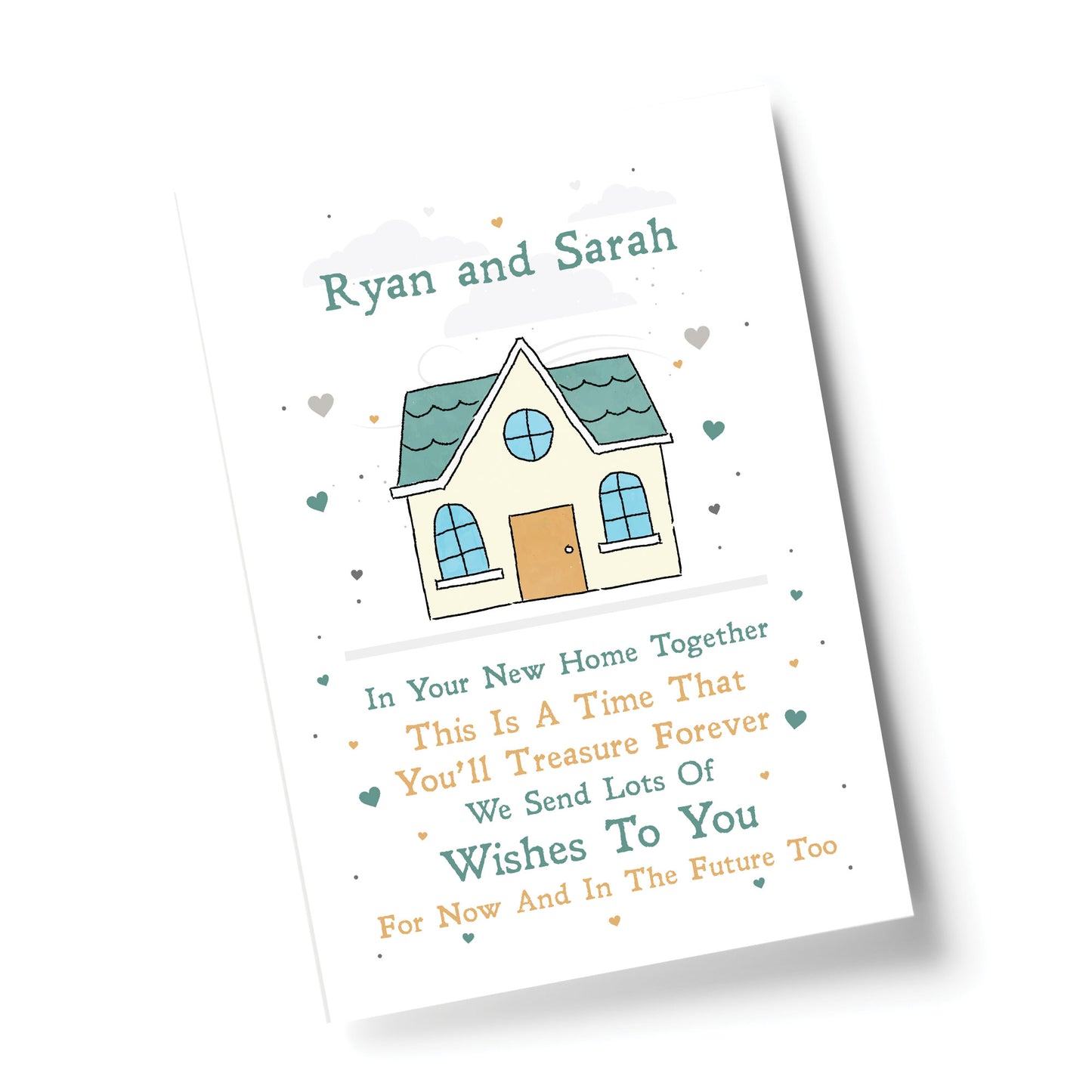 Personalised House Warming Gift First Home Print Congratulations