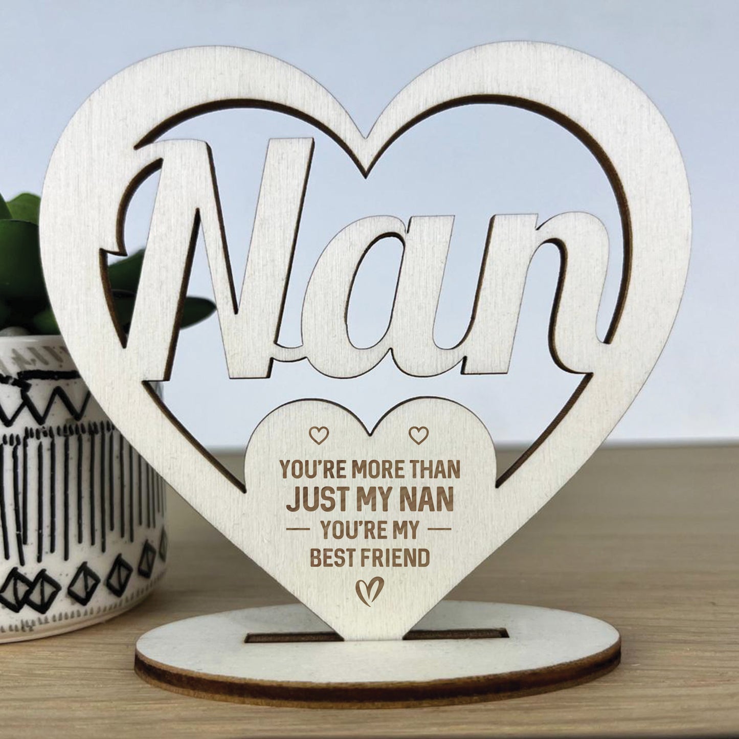 Nan Gifts Engraved Plaque Birthday Christmas Gift For Nan Nanny