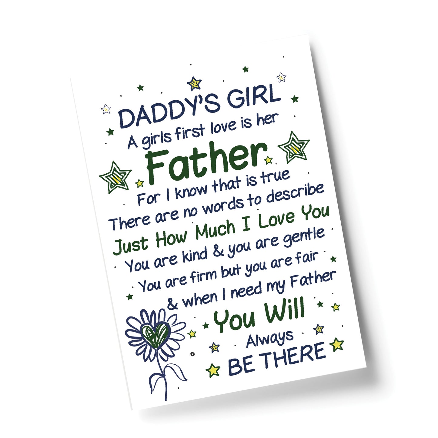 Daddy Gift Fathers Day Gift Dad Print Dad Gift From Daughter Son