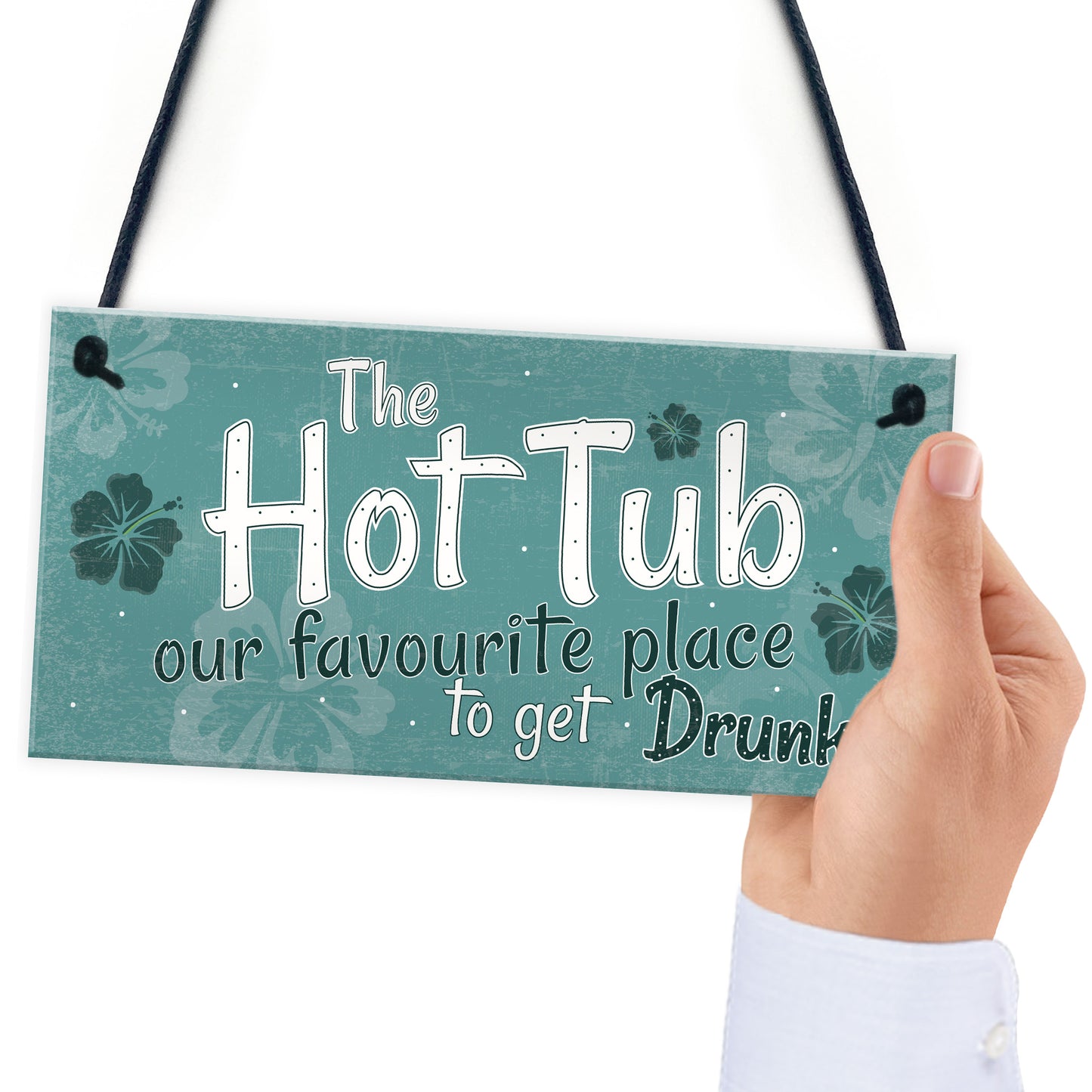 Funny Hot Tub Sign Garden Plaque Outdoor Shed Home Novelty Gift