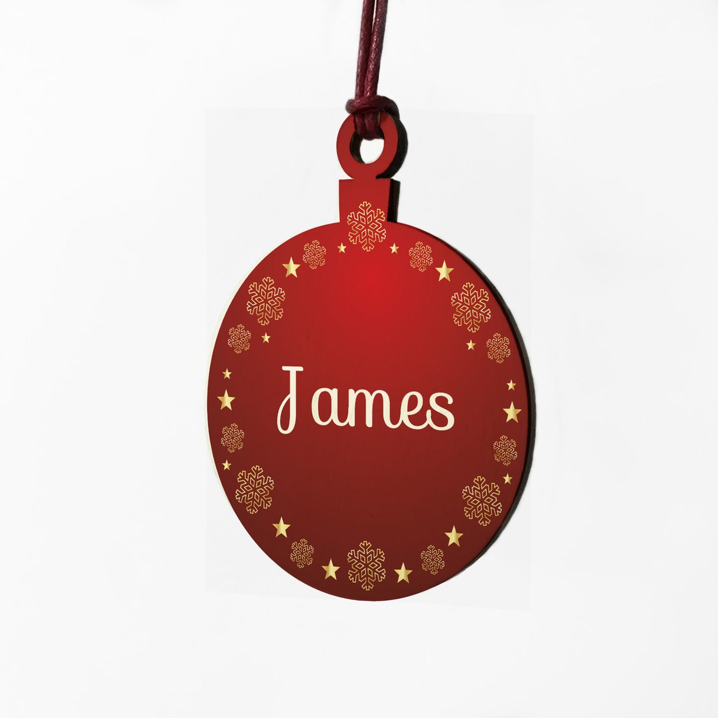 1st First Christmas Bauble Personalised Babys 1st Christmas