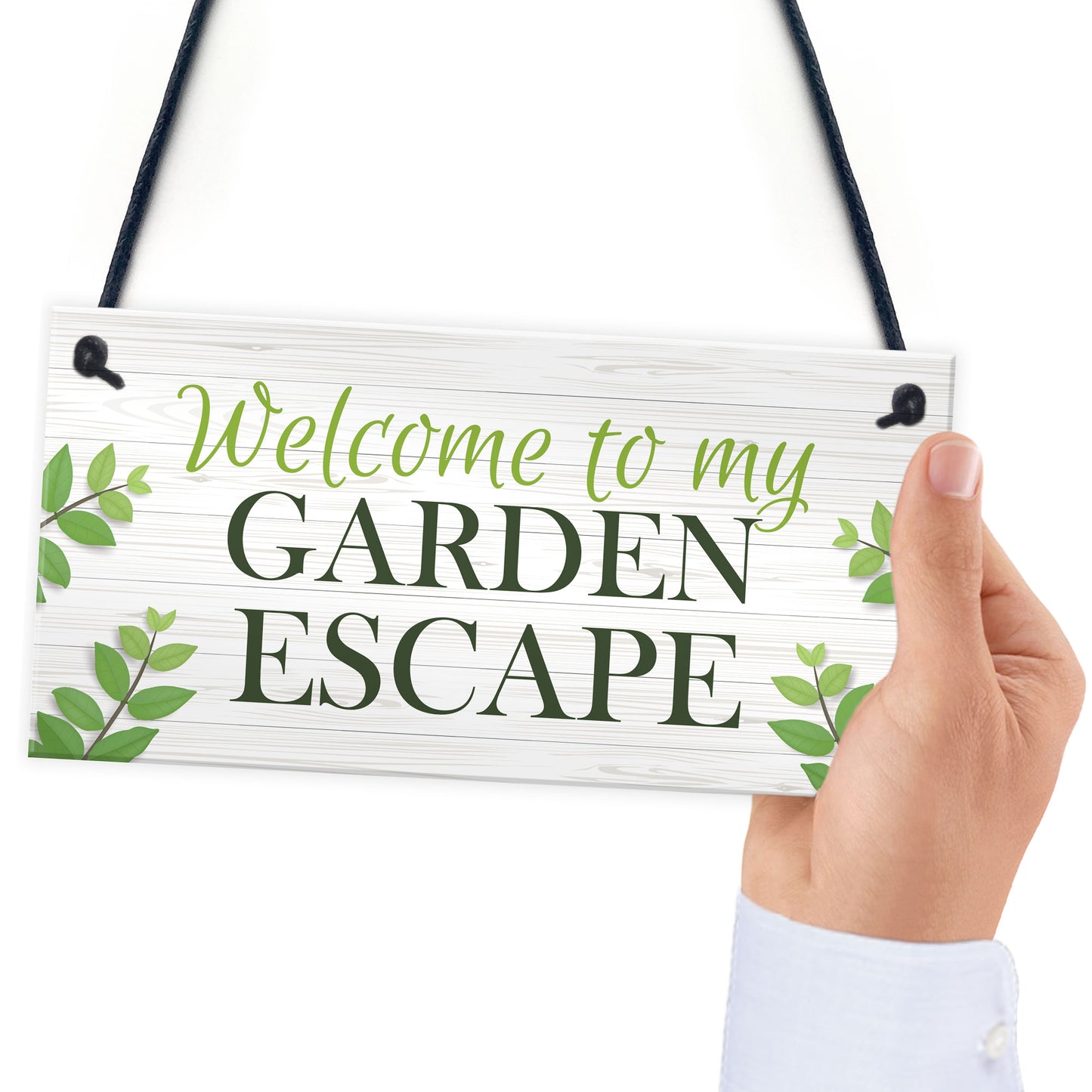 Garden Signs And Plaques Garden Escape Sign Summerhouse Shed