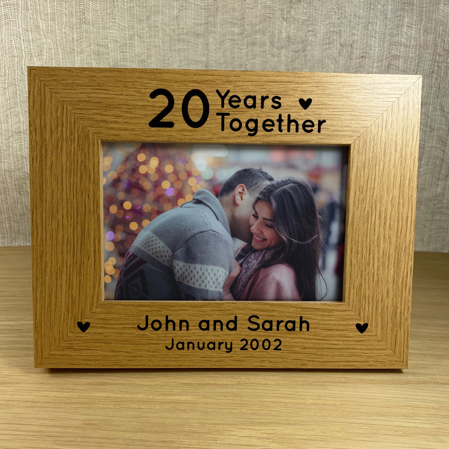 1st 2nd 3rd 4th 5th 10th Anniversary Gift Personalised Frame