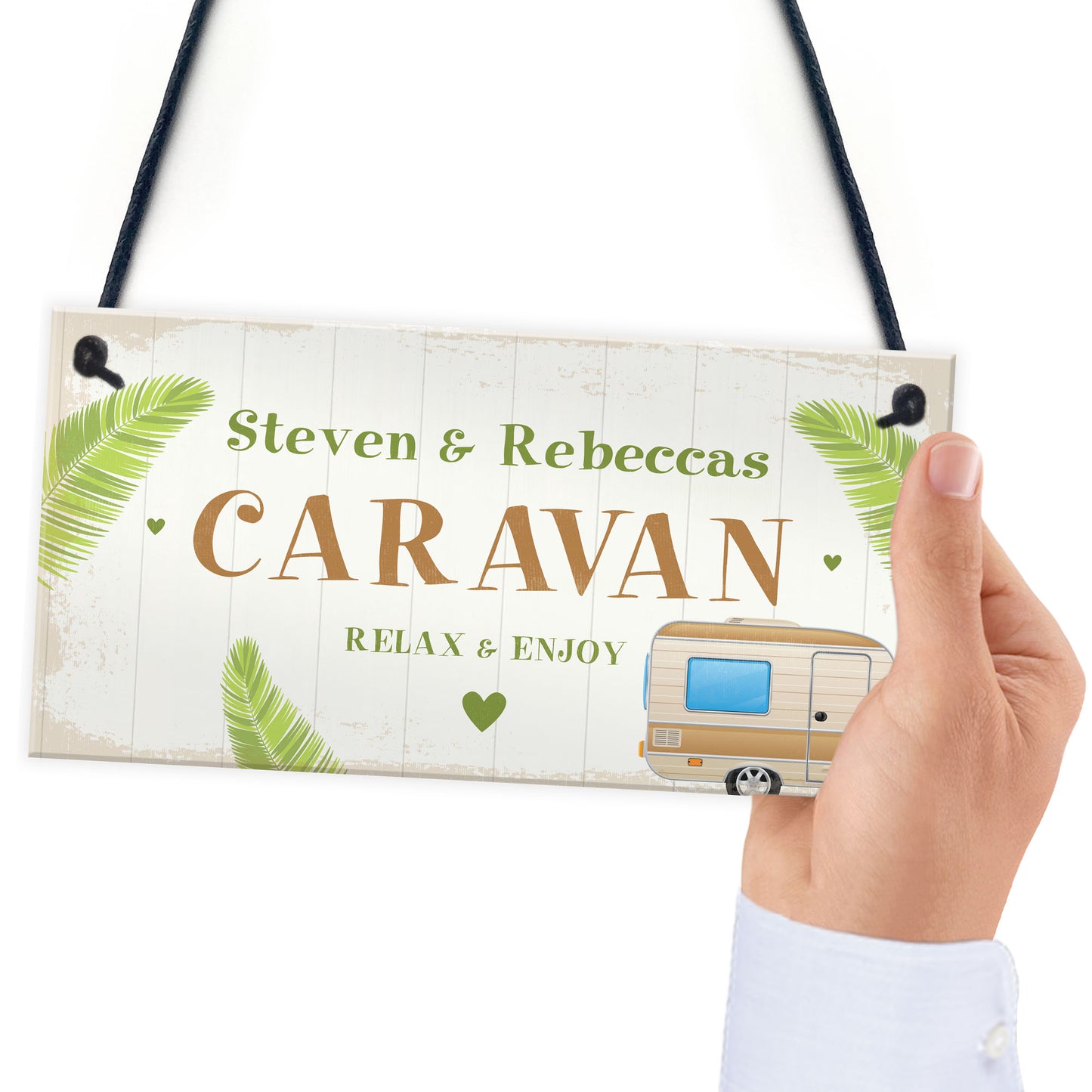 Caravan Sign Novelty Personalised Caravan Accessories Retirement