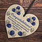 unny 50th Birthday Gift For Dad Brother Uncle Friend Wood Heart