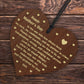 Wooden Hanging Heart Gift For Mum On Mothers Day Appreciation
