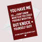 Hilarious Valentines Day Card For Boyfriend Girlfriend Husband