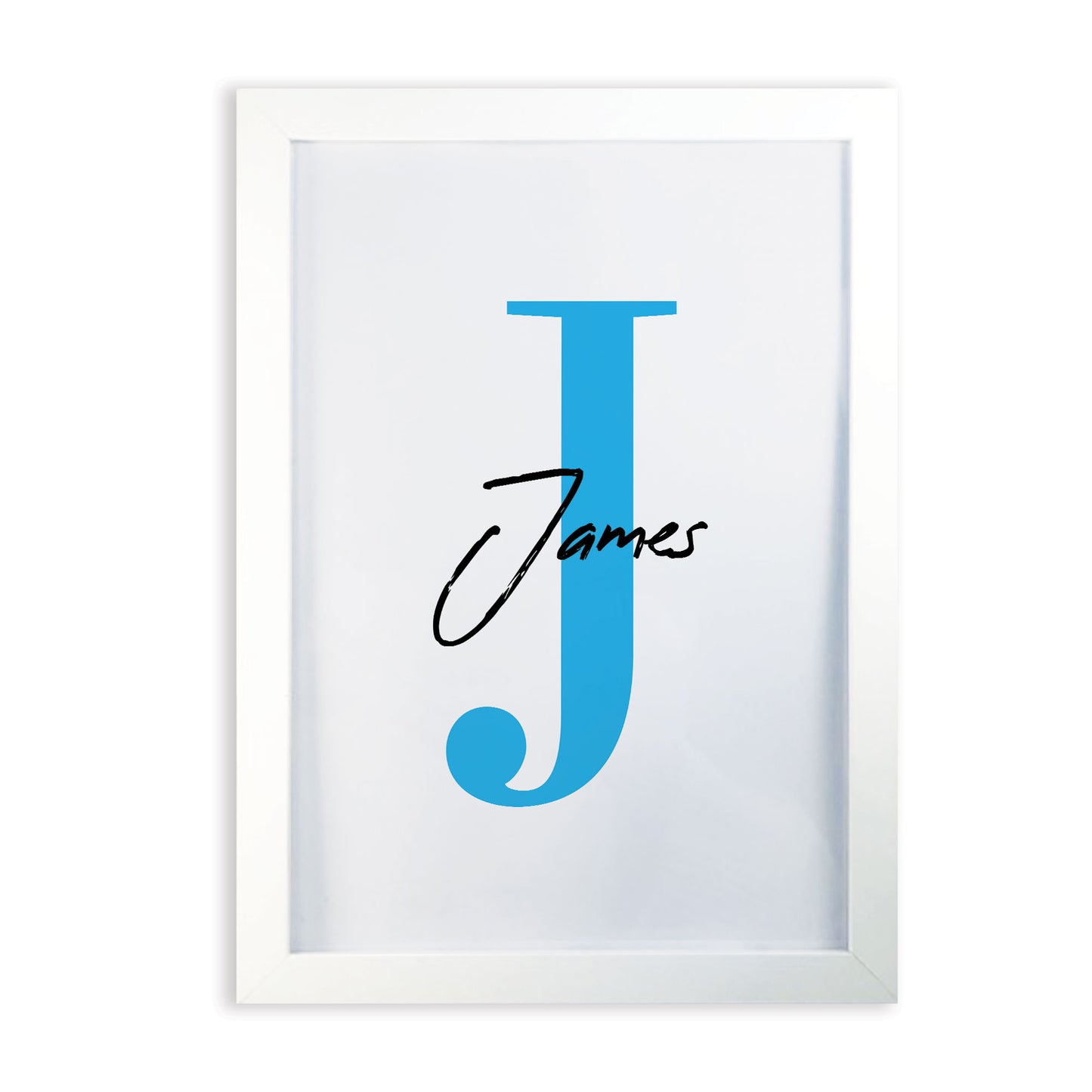 Safari Animals Boys Nursery Bedroom Prints Personalised Name