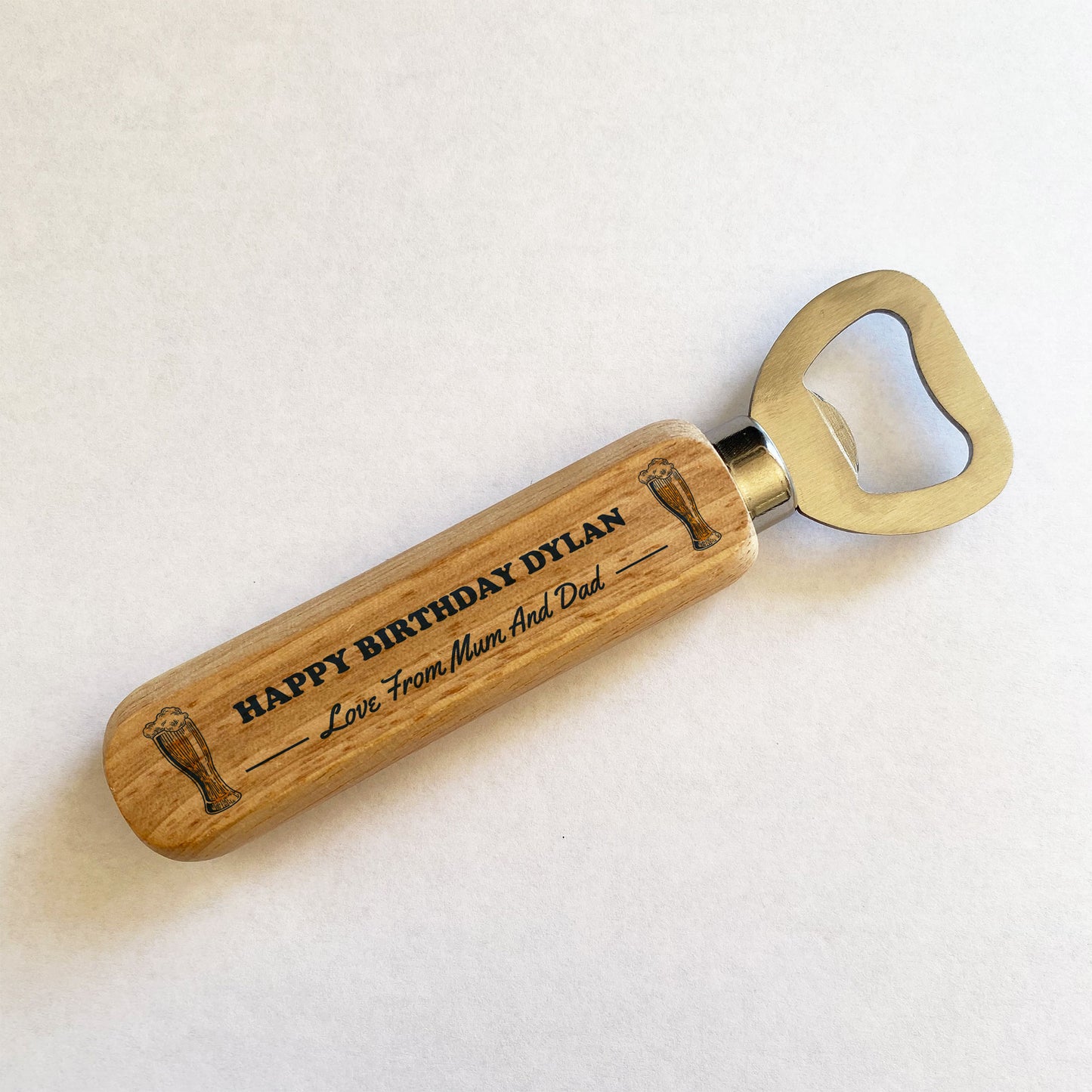 Personalised Birthday Gift Novelty Bottle Opener Son Gifts