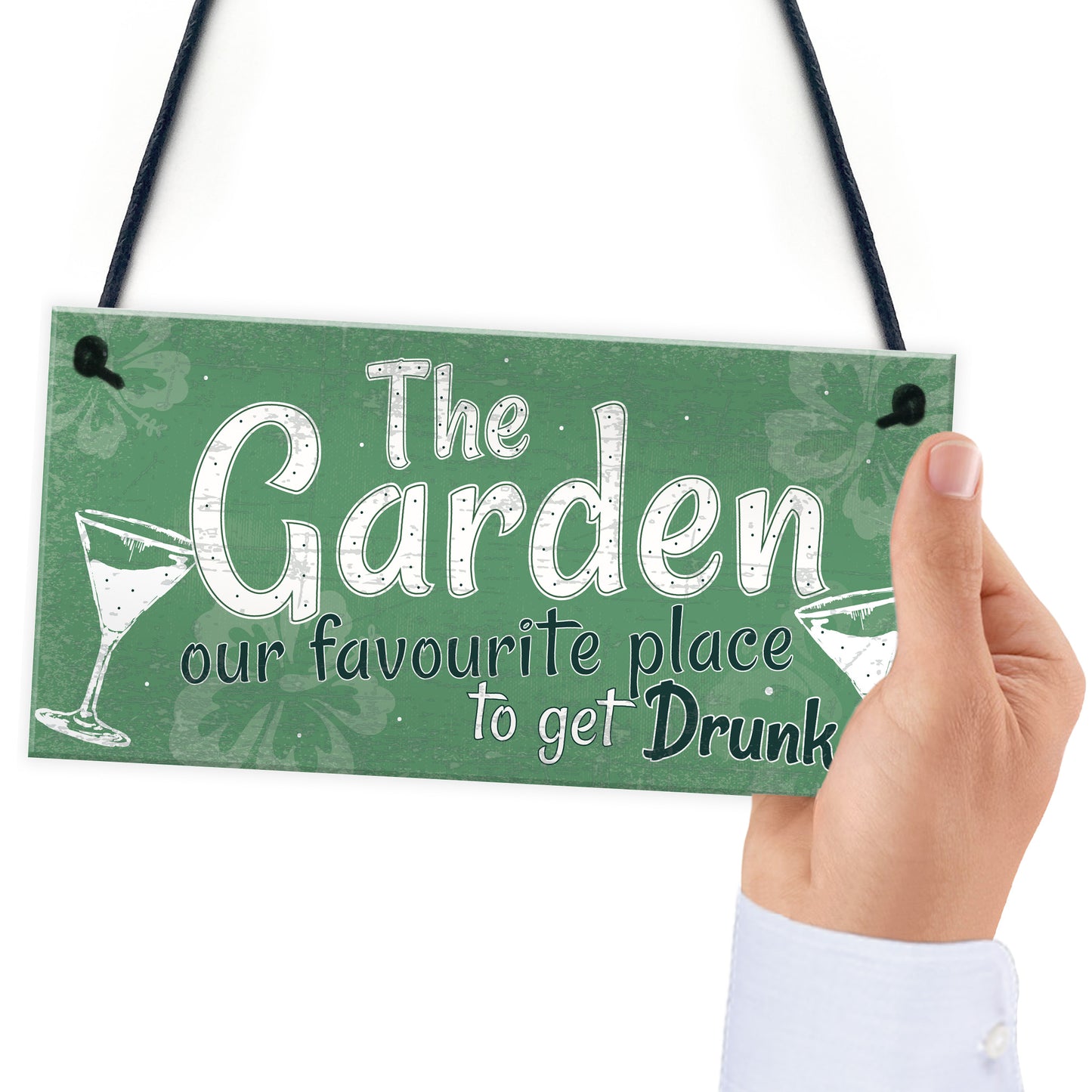 Funny The Garden Sign Alcohol Plaque Shed SummerHouse Gift