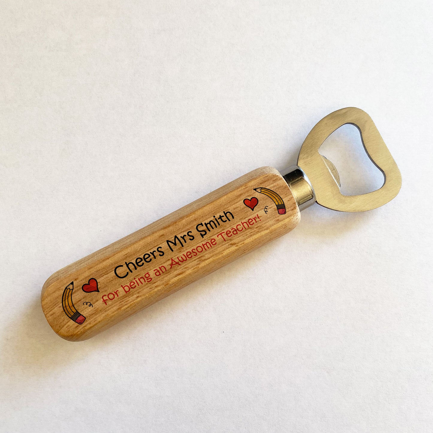 Awesome Teacher TA Bottle Opener Thank You Gift End of Term