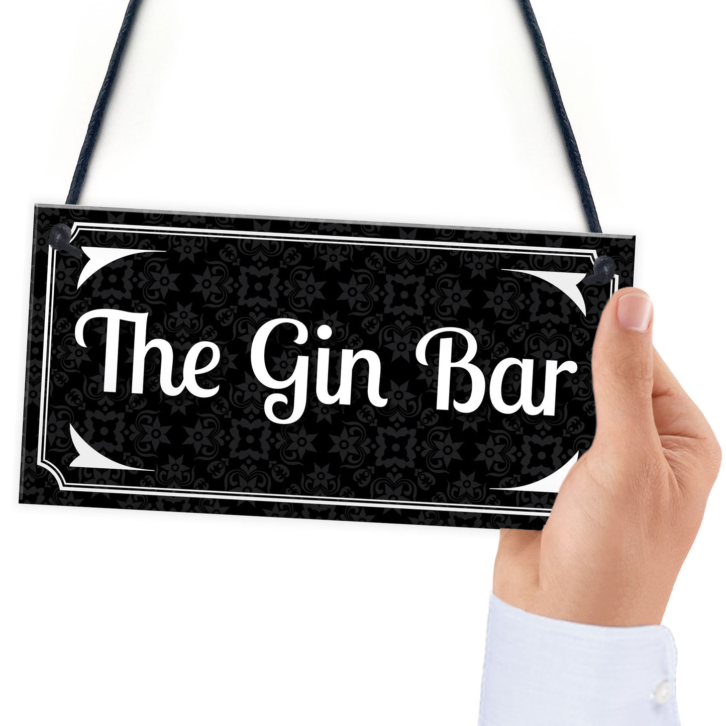 Vintage The Gin Bar Wall Plaque Home Bar Gift Man Cave Signs