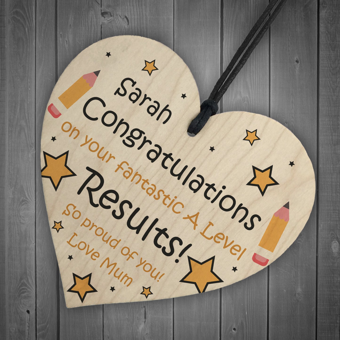 Personalised A Level Results Gift Congratulations Gift Leaving