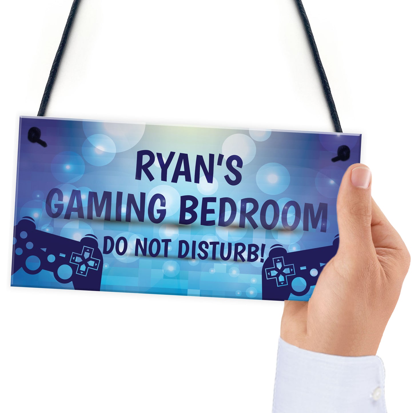 PERSONALISED Gaming Bedroom Sign Novelty Gamer Gift