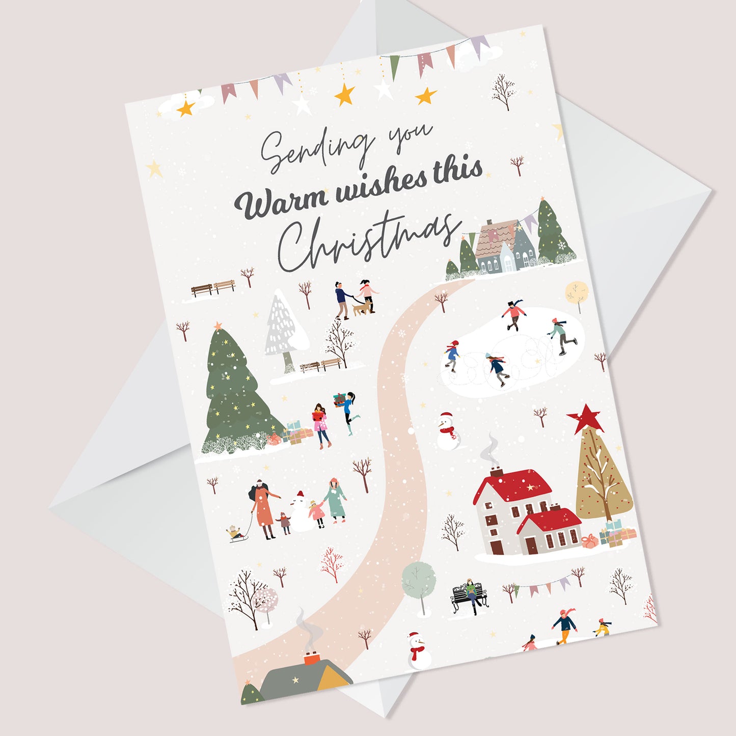 Cute Christmas Cards For Family Friends Neighbours Teachers