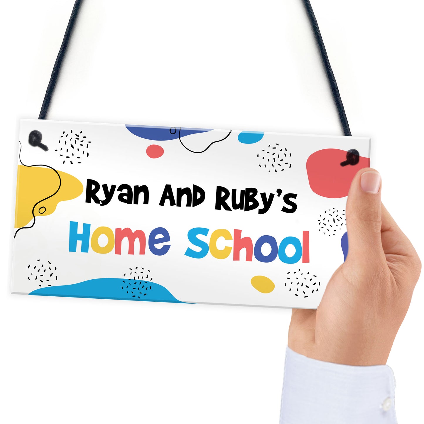 Classroom Sign Personalised Hanging Sign Home School Plaque