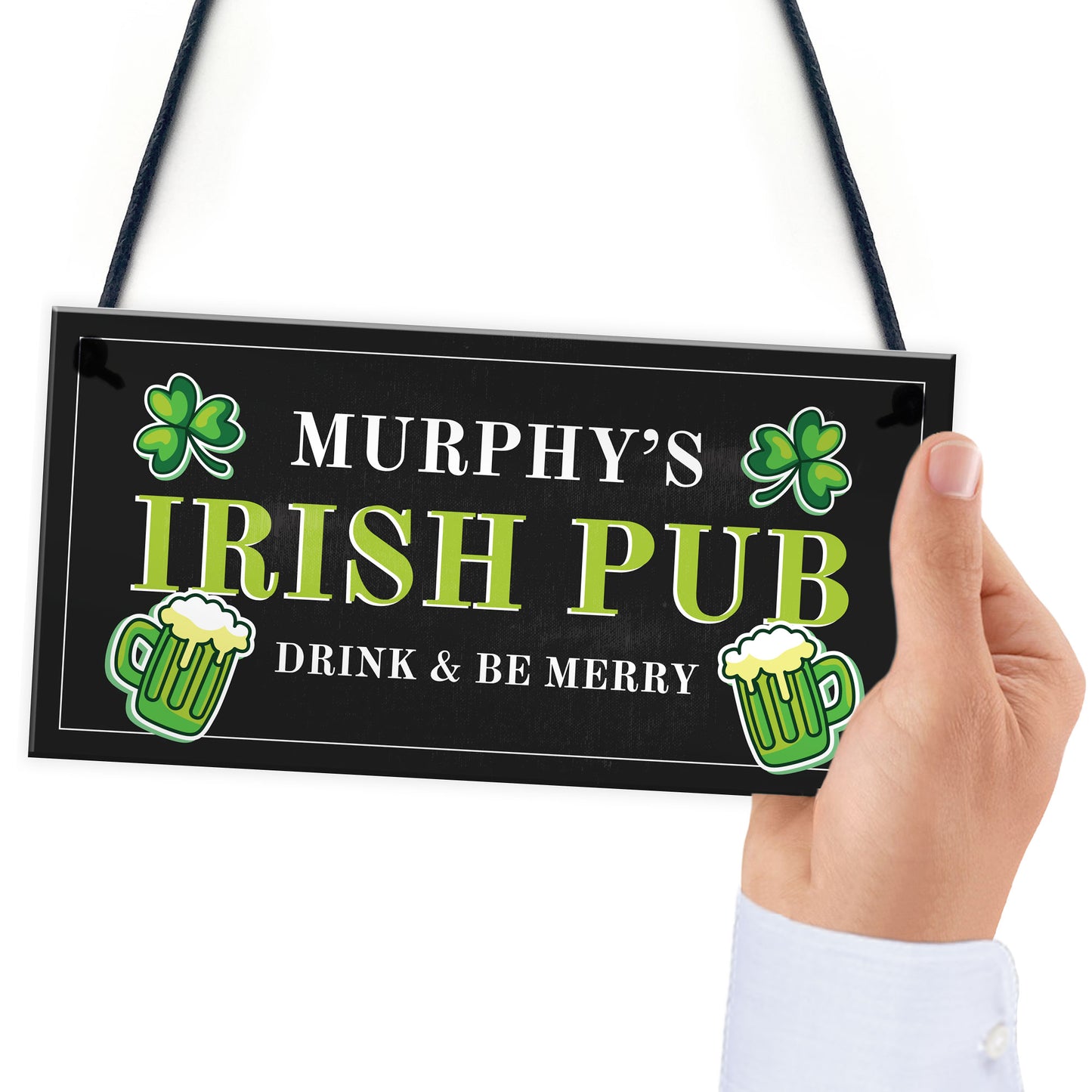 Personalised Irish Pub Sign Novelty Home Bar Man Cave Sign