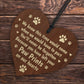 Dog Sign Pet Memorial Wooden Christmas Tree Decoration Bauble