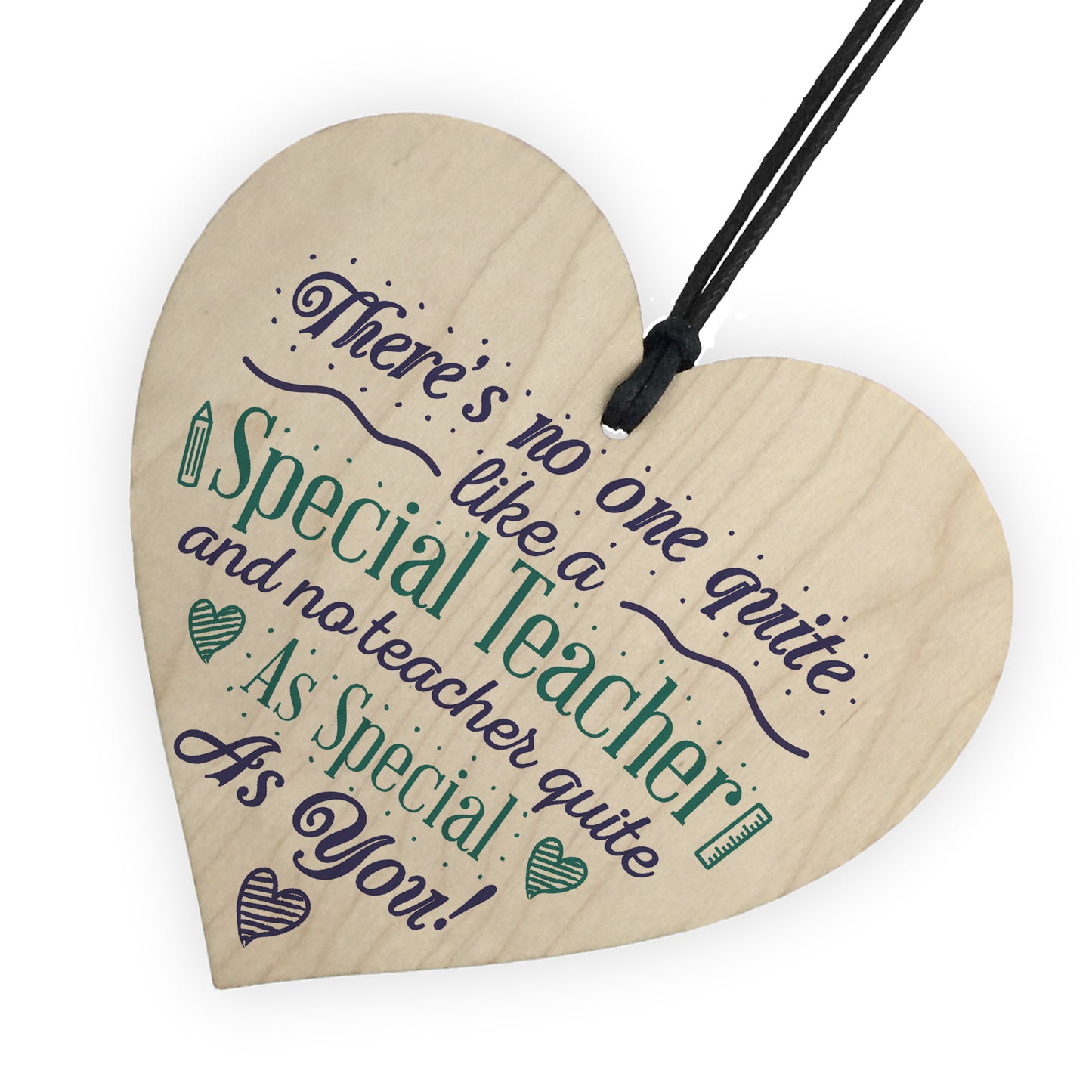 Special Teacher Thank You Gift Teaching Assistant Nursery Heart