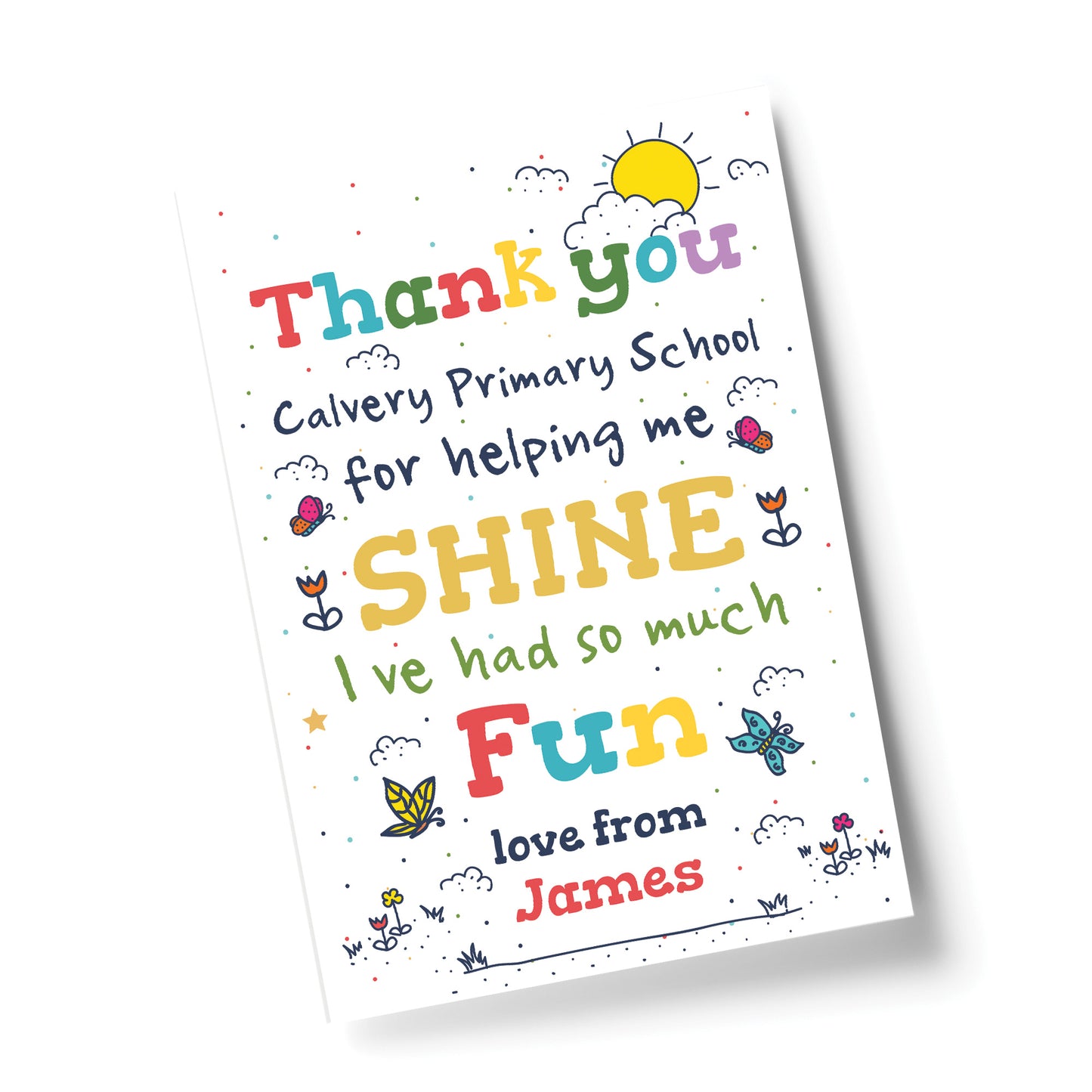 Personalised Thank You Gift For Teacher Assistant Mentor Leaving