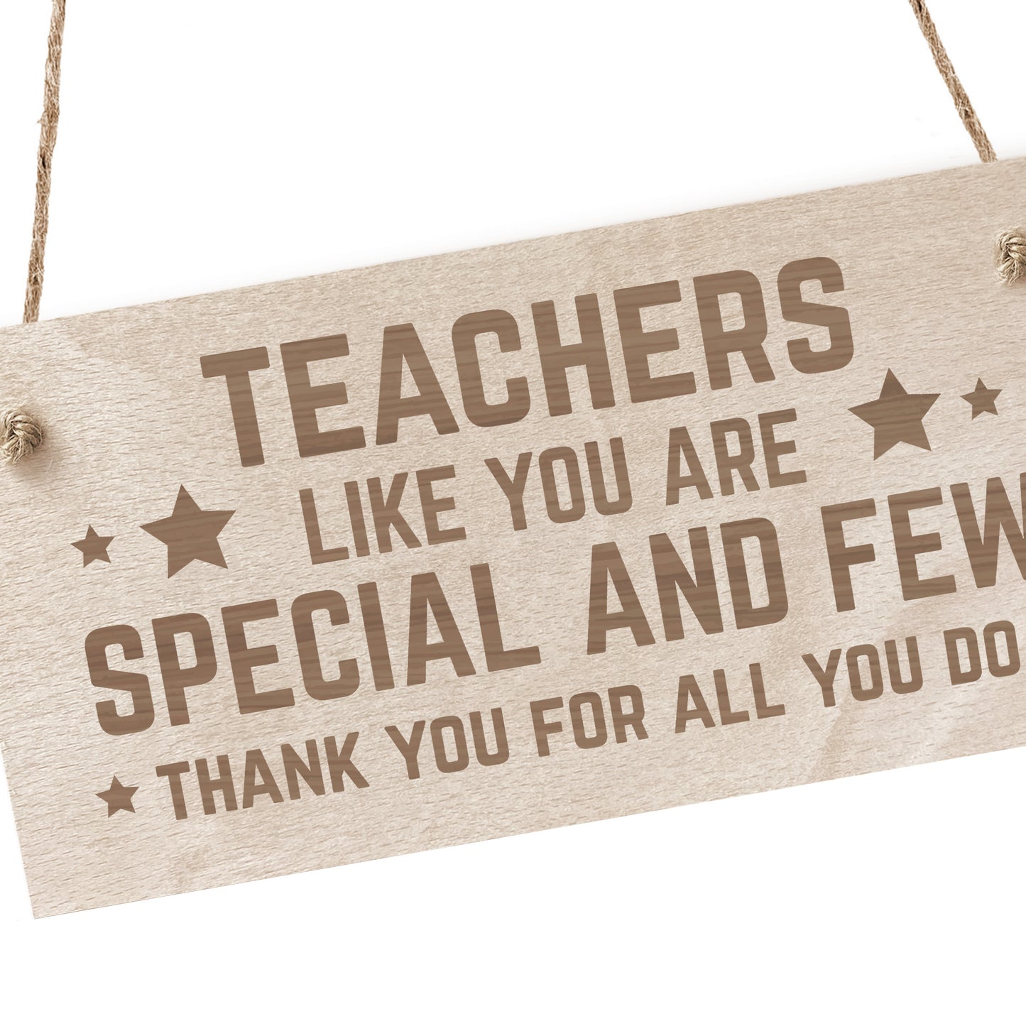 Teacher Gifts Engraved Wooden Plaque Thank You Gift For Teacher