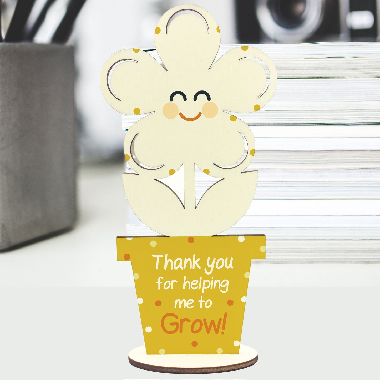 Special Thank You Gift For Friend Teacher Flower Sign Keepsake