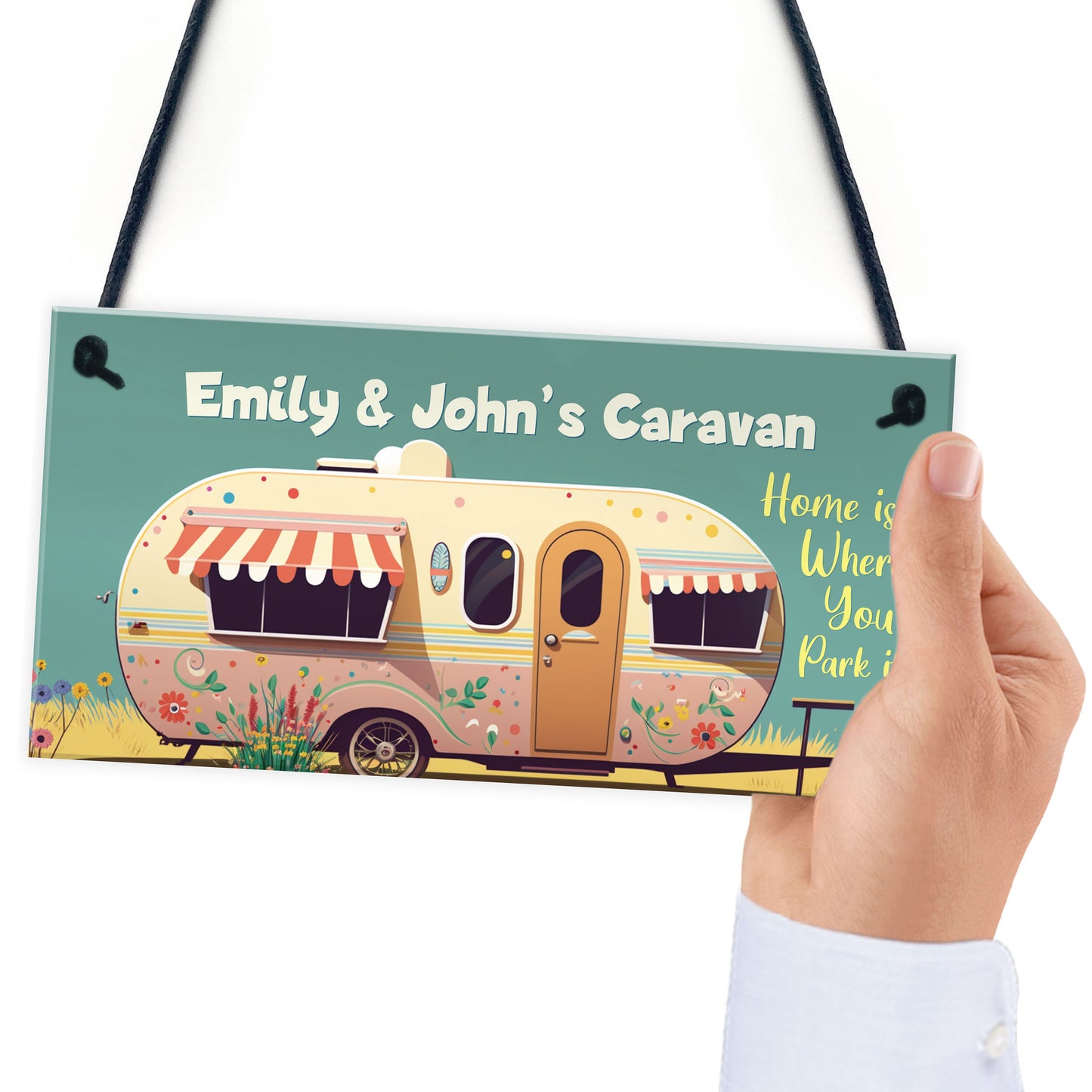 Personalised Caravan Sign Home Decor Accessories For Caravan