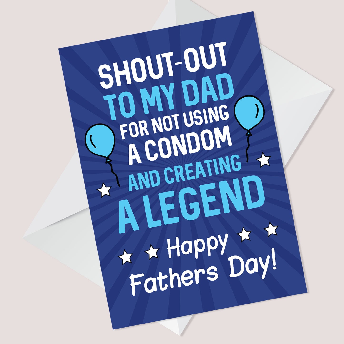 Rude Fathers Day Card Novelty Card For Dad Daddy Cheeky Card