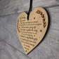 ANNY GIFT Engraved Wood Heart Nanny Birthday Christmas Thank You