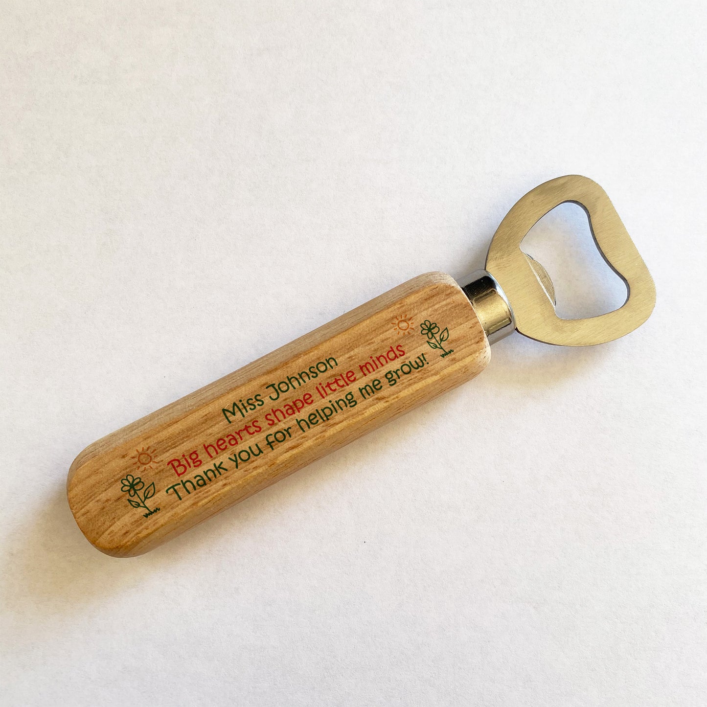 Teacher Gifts For Men Women Bottle Opener Personalised Thank You