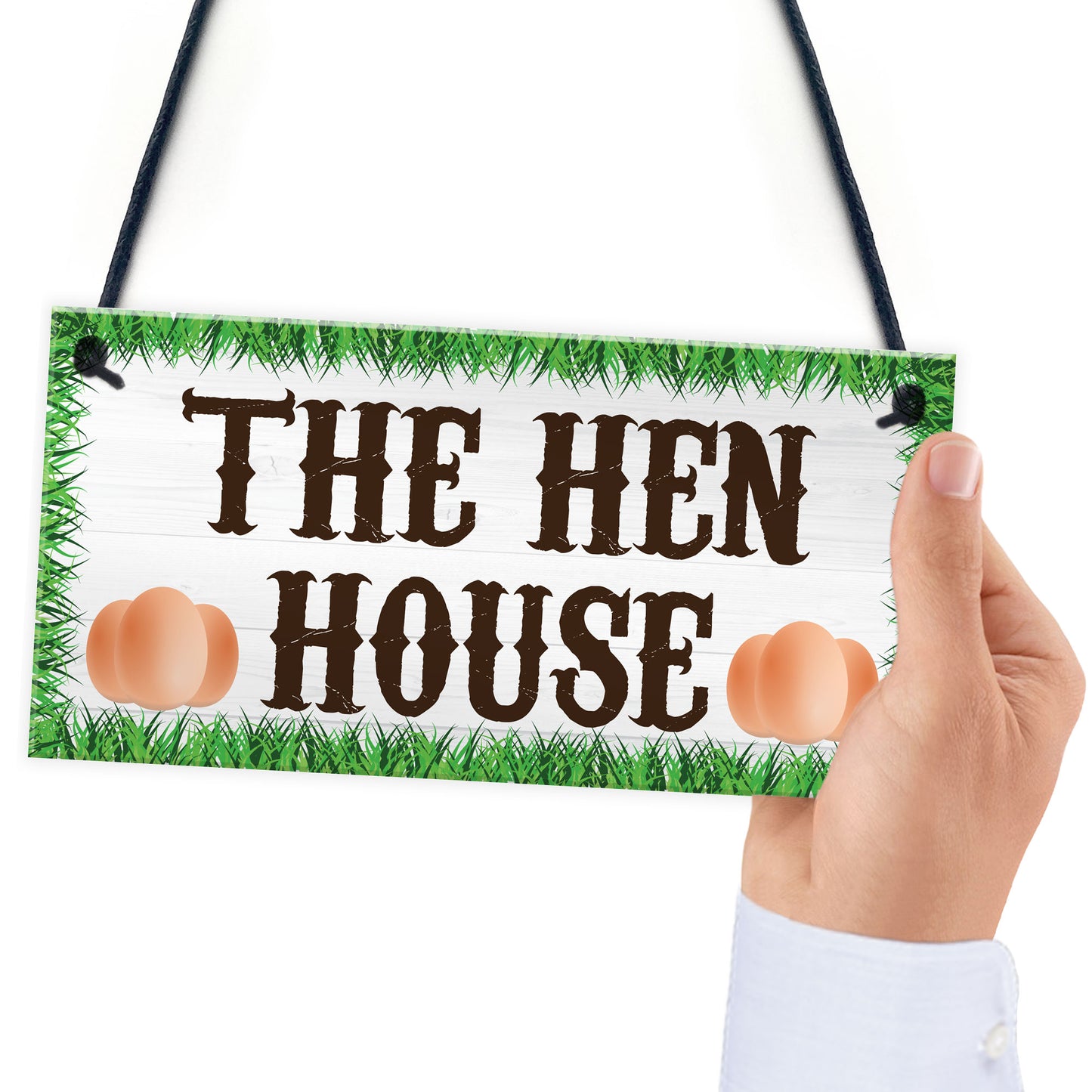 The Hen House Garden House Hanging Plaque