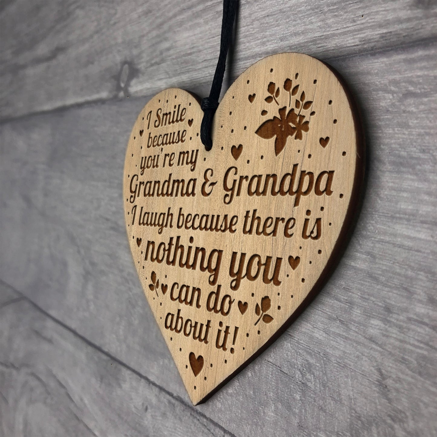 Grandma And Grandpa Gifts Hanging Wall Plaque Birthday Gift