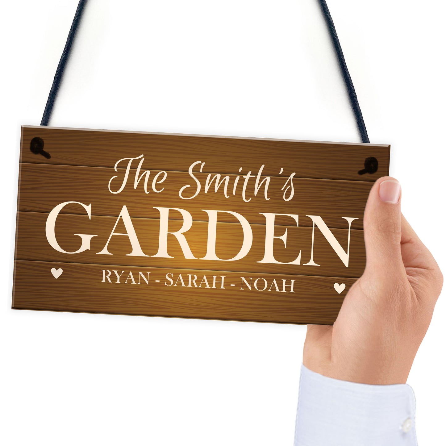 Garden Signs And Plaques Hanging Door Wall Sign Personalised