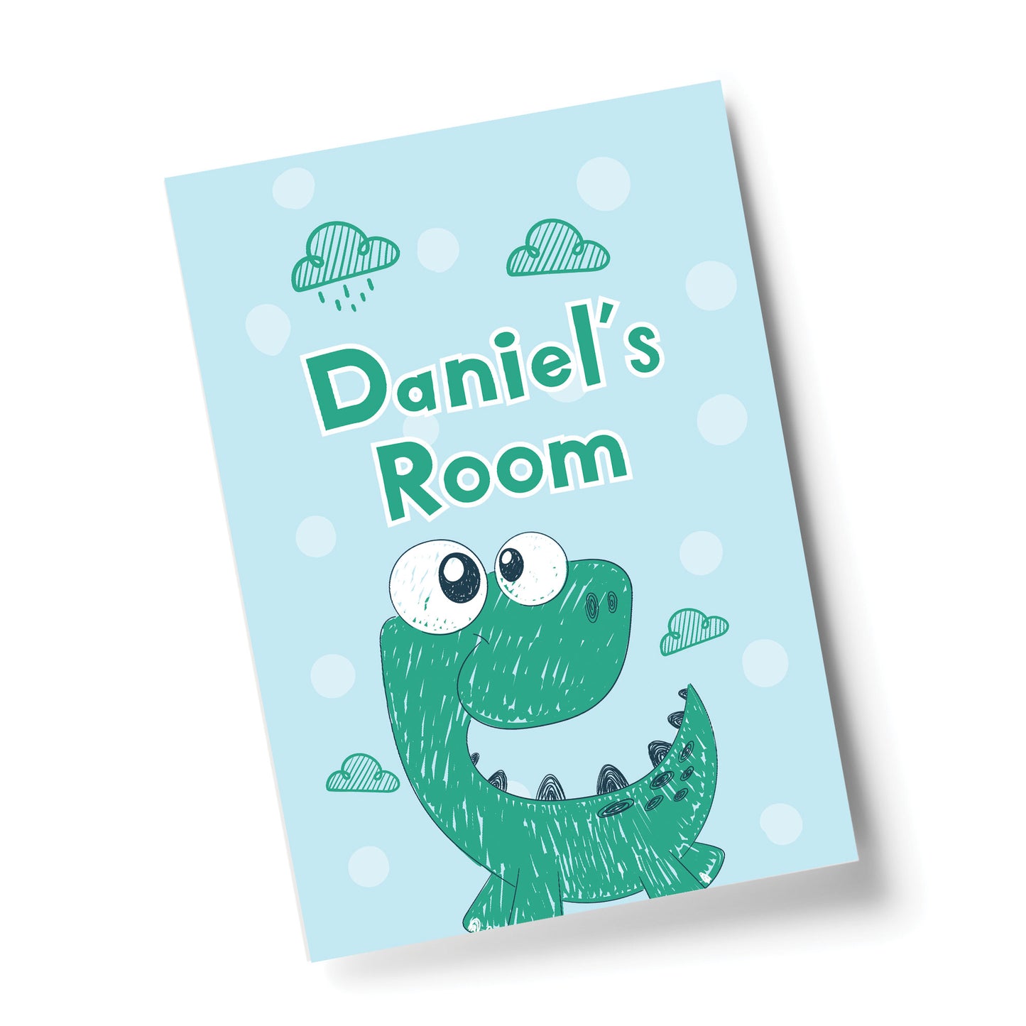 Funny Dinosaur Print For Boys Bedroom Personalised Print