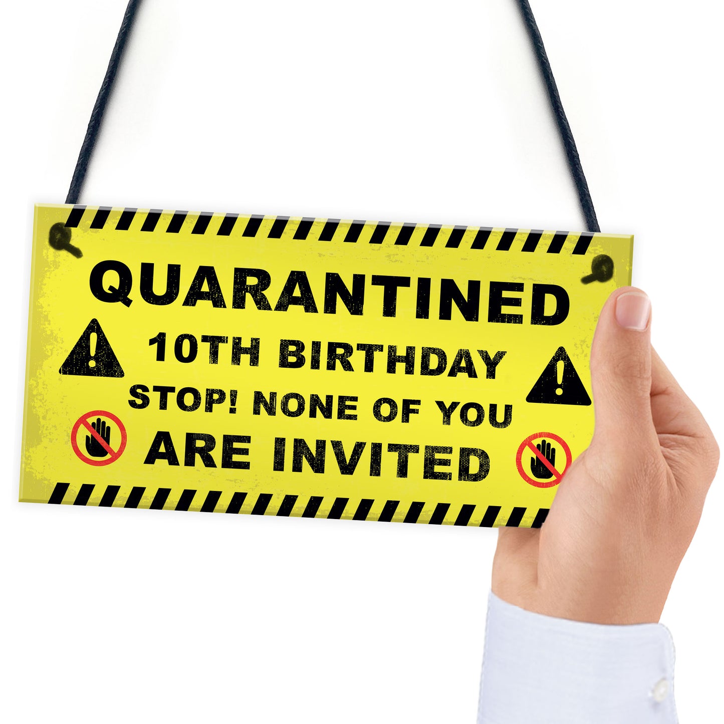 Novelty Quarantine Birthday Sign Funny 18th 21st Birthday Decor