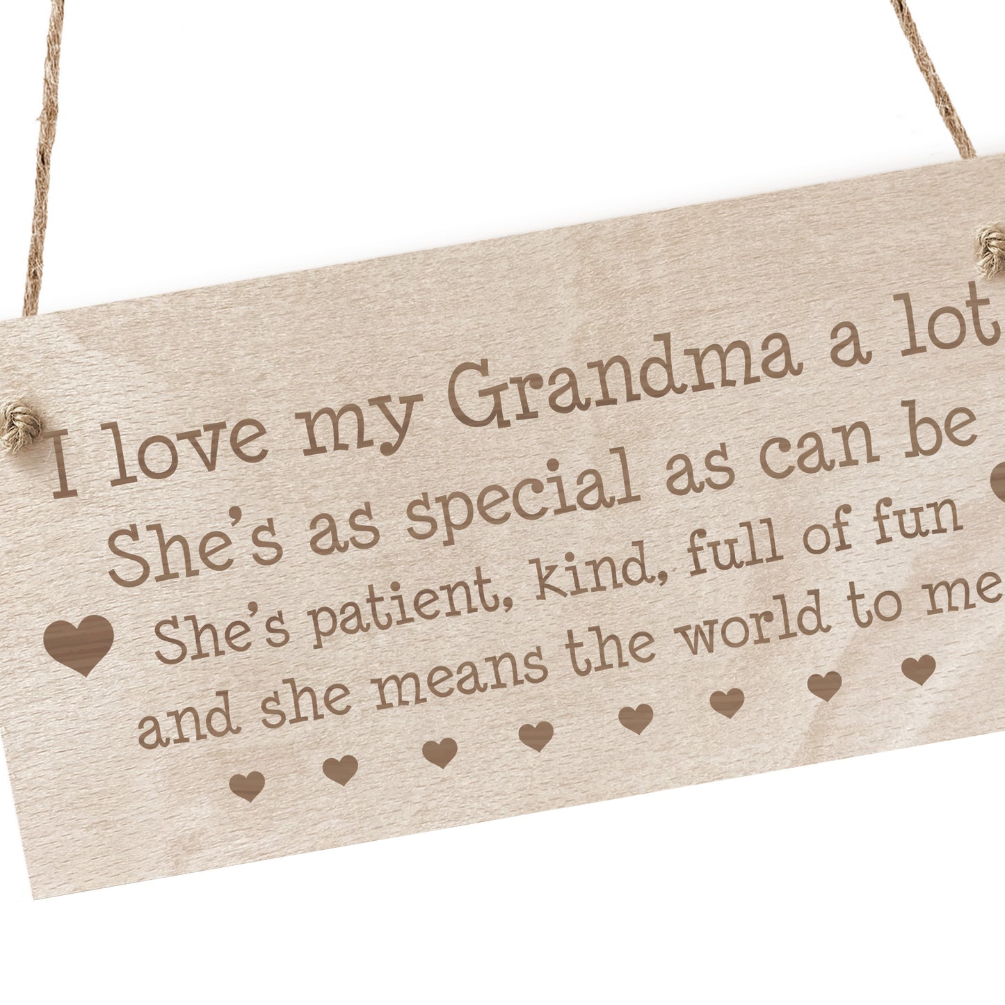 Grandma Gifts From Grandchildren Wood Sign Engraved Birthday