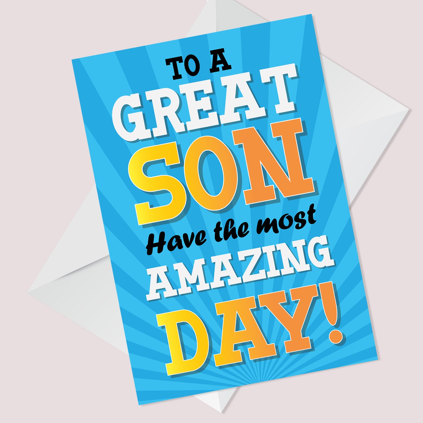 SON BIRTHDAY CARD AMAZING BIRTHDAY Birthday Card For Son