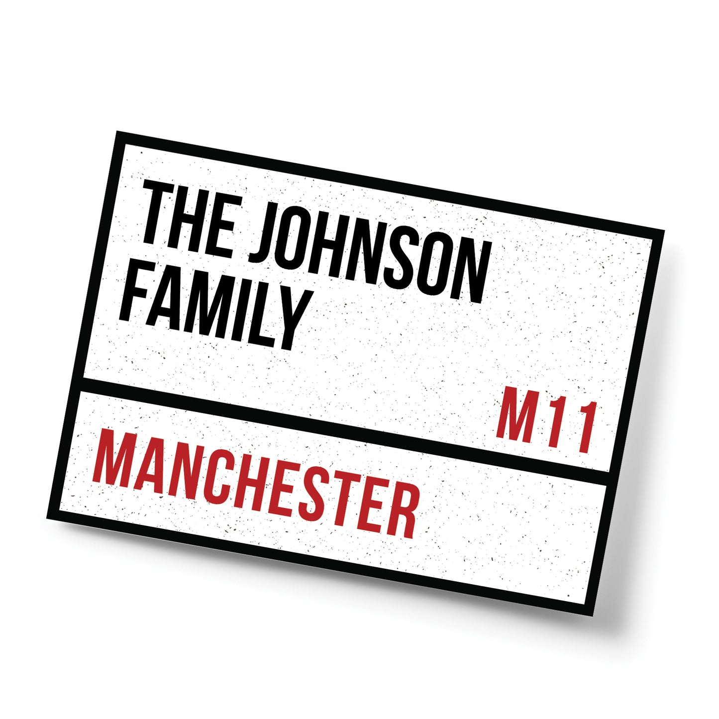 Personalised Family Name London Street Sign Print New Home Gift