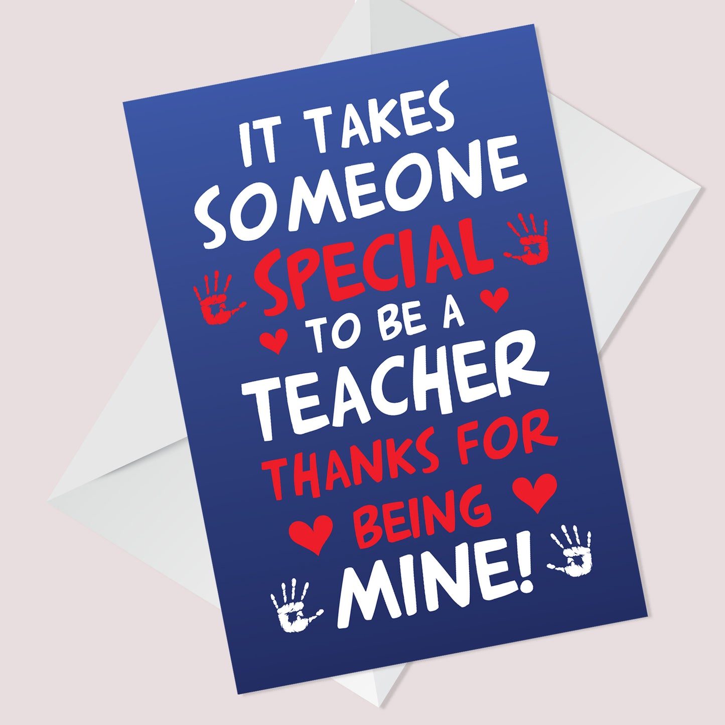 Thank You Card For Teaching Nursery Pre School Teacher Card