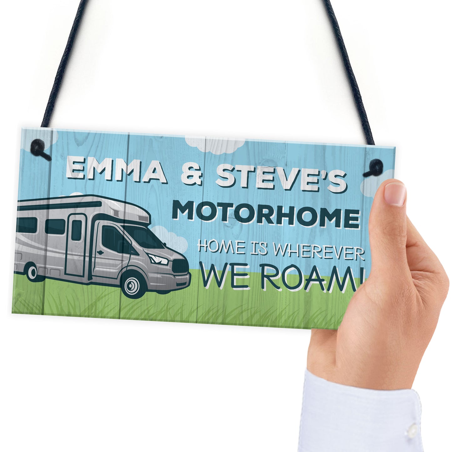 Motorhome Sign Caravan Campervan Accessories Sign Personalised