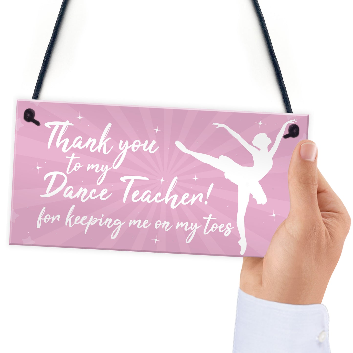 Thank You Dance Teacher Gift Hanging Plaque Goodbye Gift For Her