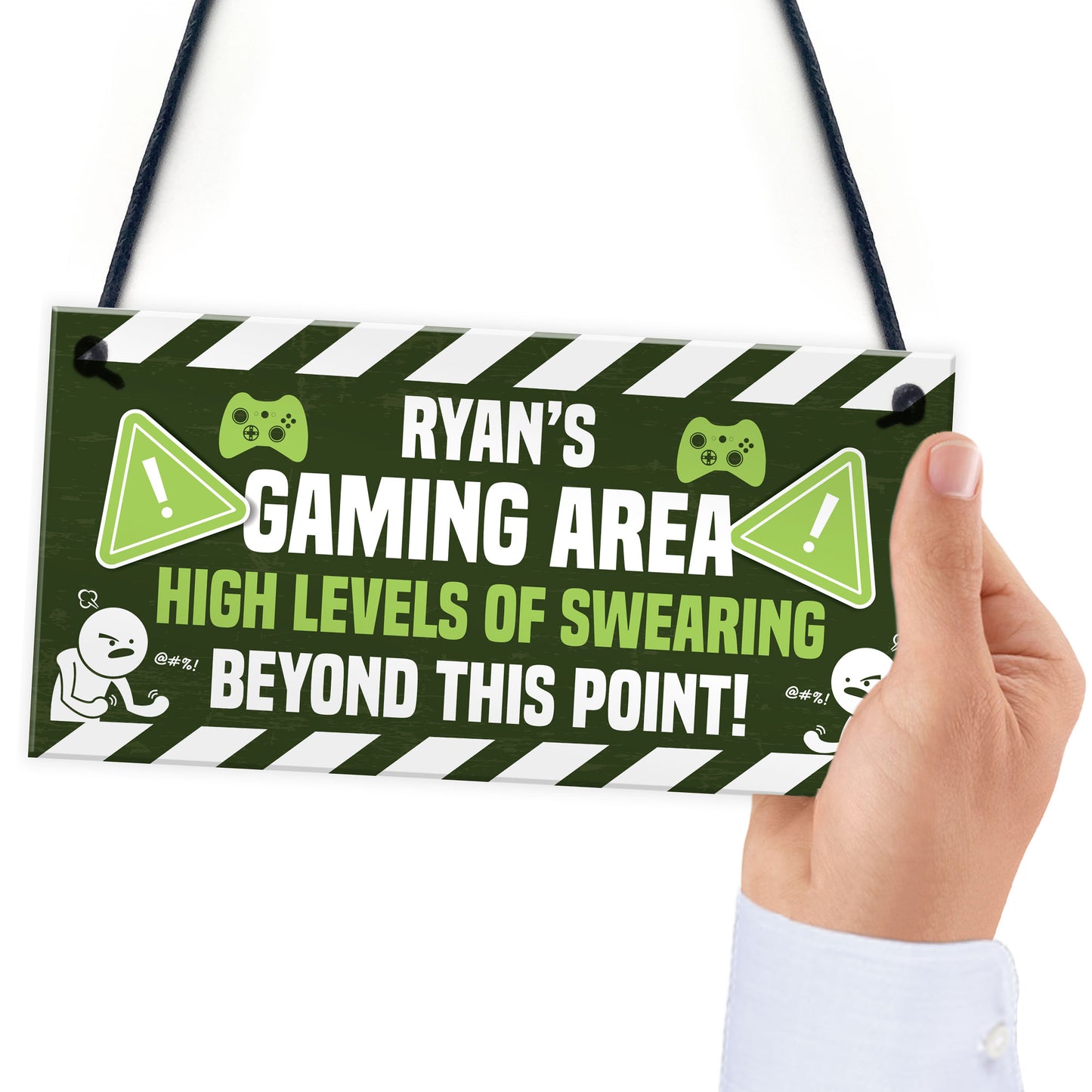 Personalised Gaming Room Sign Boys Bedroom Gamer Gift