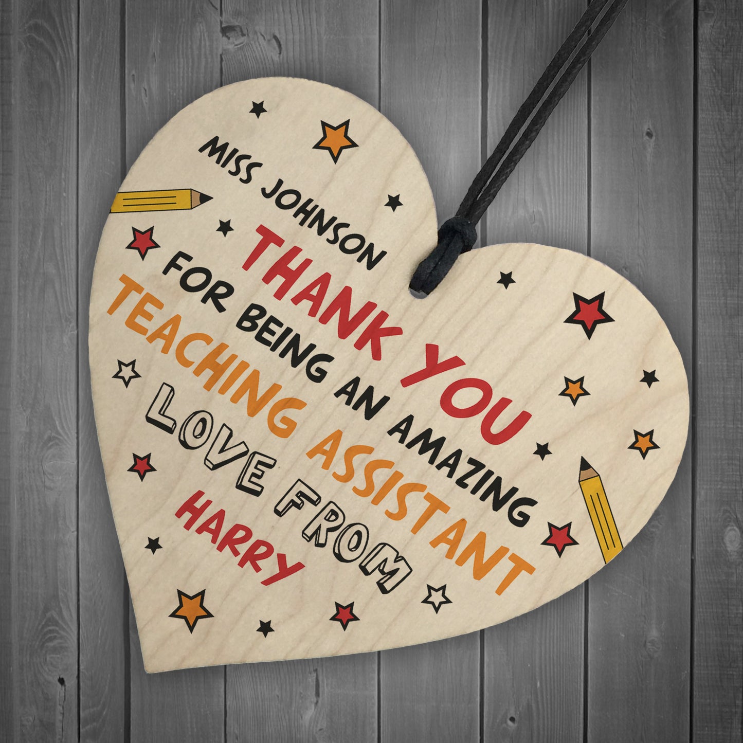 PERSONALISED Teaching Assistant TA Thank You Gift For Teacher