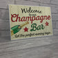 Champagne Bar Party Drink Pub Sign Vintage Gin Alcohol Home