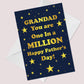 Fathers Day Card CUTE Love Cheeky Grandad Grandparent Card