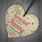 Nanny Birthday Mothers Day Gifts Wood Heart Gift For Nan Nana