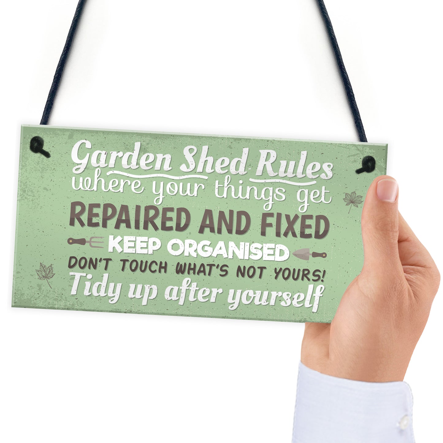 Garden Shed Rules Novelty Plaque Garden SummerHouse Friendship