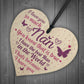 Nan Gifts For Granny Grandma Wood Heart Sign BirthdayT THANK YOU