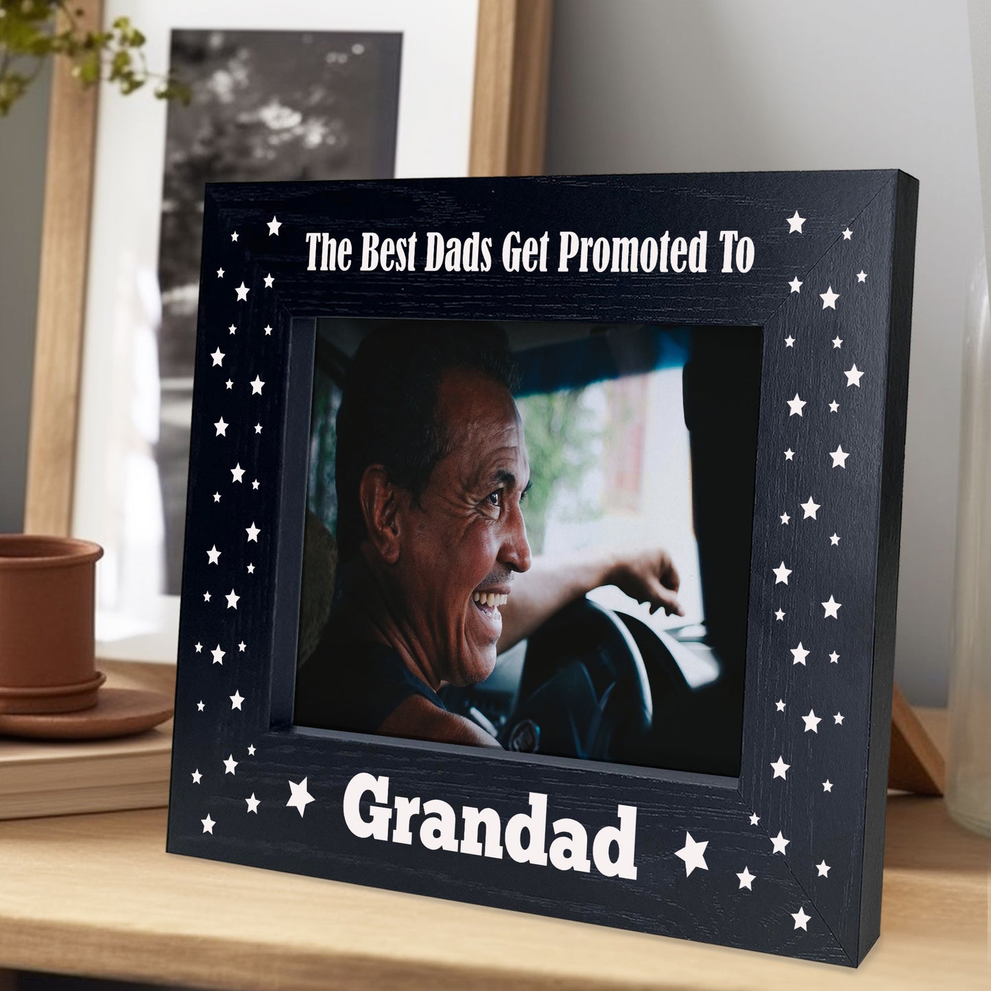 Dads Get Promoted To Grandad Photo Frame Fathers Day Gifts